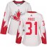 Team Canada #31 Carey Price White 2016 World Cup Womens Stitched NHL Jersey