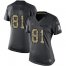 Nike Tampa Bay Buccaneers #81 Antonio Brown Black Womens Stitched NFL Limited 2016 Salute to Service Jersey