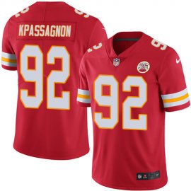 Nike Kansas City Chiefs #92 Tanoh Kpassagnon Red Team Color Mens Stitched NFL Vapor Untouchable Limited Jersey