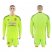 Manchester United Blank Shiny Green Goalkeeper Long Sleeves Soccer Club Jersey