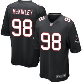 Nike Atlanta Falcons #98 Takkarist McKinley Black Alternate Youth Stitched NFL Elite Jersey