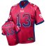 Nike New York Giants #13 Odell Beckham Jr Red Alternate Mens Stitched NFL Elite Drift Fashion Jersey