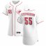 Cincinnati Reds #55 Robert Stephenson Mens Nike White Home 2020 Authentic Player MLB Jersey