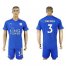 Leicester City #3 Chilwell Home Soccer Club Jersey