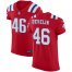 Nike New England Patriots #46 James Develin Red Alternate Mens Stitched NFL Vapor Untouchable Elite Jersey
