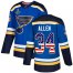 Adidas St. Louis Blues #34 Jake Allen Blue Home Authentic USA Flag Stanley Cup Champions Stitched NHL Jersey