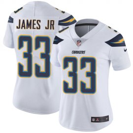 Nike Los Angeles Chargers #33 Derwin James Jr White Womens Stitched NFL Vapor Untouchable Limited Jersey
