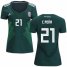 Womens Mexico #21 C.Pena Home Soccer Country Jersey