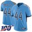 Nike Tennessee Titans #44 Vic Beasley Jr Light Blue Alternate Youth Stitched NFL 100th Season Vapor Untouchable Limited Jersey