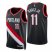 Nike Portland Trail Blazers #11 Larry Nance Jr. Black Mens 2021-22 NBA 75th Anniversary Diamond Swingman Jersey – Icon Edition Mens