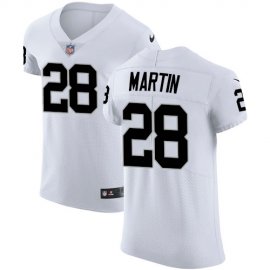 Nike Las Vegas Raiders #28 Doug Martin White Mens Stitched NFL Vapor Untouchable Elite Jersey