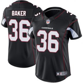 Nike Arizona Cardinals #36 Budda Baker Black Alternate Womens Stitched NFL Vapor Untouchable Limited Jersey