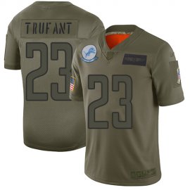 Nike Detroit Lions #23 Desmond Trufant Camo Mens Stitched NFL Limited 2019 Salute To Service Jersey