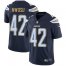 Nike Los Angeles Chargers #42 Uchenna Nwosu Navy Blue Team Color Mens Stitched NFL Vapor Untouchable Limited Jersey