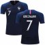 France #7 Griezmann Home Kid Soccer Country Jersey