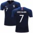 France #7 Griezmann Home Kid Soccer Country Jersey