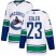 Adidas Vancouver Canucks #23 Alexander Edler White Road Authentic Stitched NHL Jersey