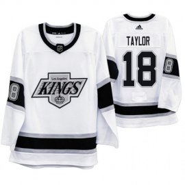 Los Angeles Kings #18 Dave Taylor Mens Adidas 2019-20 Heritage White Throwback 90s NHL Jersey