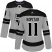 Adidas Los Angeles Kings #11 Anze Kopitar Gray Alternate Authentic Womens Stitched NHL Jersey