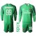 AC Milan #99 Donnarumma Green Goalkeeper Long Sleeves Kid Soccer Club Jersey