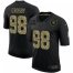 Las Vegas Raiders #98 Maxx Crosby Mens Nike 2020 Salute To Service Camo Limited NFL Jersey Black