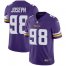 Nike Minnesota Vikings #98 Linval Joseph Purple Team Color Mens Stitched NFL Vapor Untouchable Limited Jersey