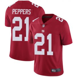 Nike New York Giants #21 Jabrill Peppers Red Alternate Mens Stitched NFL Vapor Untouchable Limited Jersey