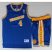 Golden State Warriors 4 Chris Webber Blue Hardwood Classics NBA Jerseys Shorts Suits
