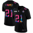 Dallas Cowboys #21 Ezekiel Elliott Mens Nike Multi-Color Black 2020 NFL Crucial Catch Vapor Untouchable Limited Jersey