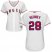Los Angeles Angels #28 Andrew Heaney White Home Womens Stitched MLB Jersey