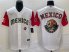 Mens Mexico Baseball 2023 White Team Big Logo World Baseball Classic Stitched Jersey