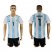 Argentina #1 Romero Home Soccer Country Jersey