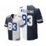 Nike Dallas Cowboys #83 Terrance Williams Navy Blue/White Mens Stitched NFL Elite Split Jersey