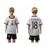 Germany #18 Klinsmann White Home Kid Soccer Country Jersey