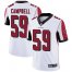 Nike Atlanta Falcons #59 DeVondre Campbell White Mens Stitched NFL Vapor Untouchable Limited Jersey