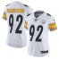 Nike Pittsburgh Steelers #92 James Harrison White Womens Stitched NFL Vapor Untouchable Limited Jersey