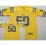 LSU Tigers 50 Joey Crappell Yellow College Football Jersey
