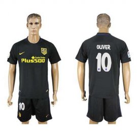 Atletico Madrid #10 Oliver Away Soccer Club Jersey