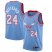 Bulls #24 Lauri Markkanen Blue Basketball Swingman City Edition 2019/20 Jersey
