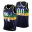 Nike Pelicans Custom Mens 2022-23 City Edition NBA Jersey – Cherry Blossom Black