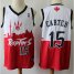 Raptors #15 Vince Carter White/Red Basketball Swingman City Edition Jersey