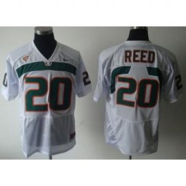 Miami Hurricanes 20 Reed White NCAA Jerseys