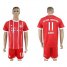 Bayern Munchen #11 James Home Soccer Club Jersey