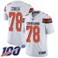 Nike Cleveland Browns #78 Jack Conklin White Youth Stitched NFL 100th Season Vapor Untouchable Limited Jersey