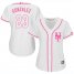 New York Mets #23 Adrian Gonzalez White/Pink Fashion Womens Stitched MLB Jersey