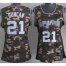 Women San Antonio Spurs 21 Tim Duncan Camo Revolution 30 Swingman NBA Jerseys Cheap