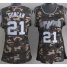 Women San Antonio Spurs 21 Tim Duncan Camo Revolution 30 Swingman NBA Jerseys Cheap