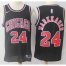 Mens Nike Chicago Bulls #24 Lauri Markkanen Black NBA Swingman Statement Edition Jersey