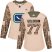 Adidas Vancouver Canucks #77 Nikolay Goldobin Camo Authentic 2017 Veterans Day Womens Stitched NHL Jersey