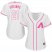 Arizona Diamondbacks #21 Zack Greinke White/Pink Fashion Womens Stitched MLB Jersey